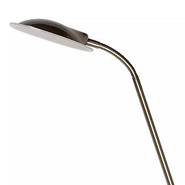 CHAMPION-LED stāvlampa lasīšanai LED 20W + 4W satīna hroma (Lucide)