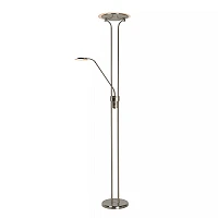 CHAMPION-LED stāvlampa lasīšanai LED 20W + 4W satīna hroma (Lucide)