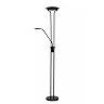 CHAMPION-LED floor reading lamp LED 20W + 4W black (Lucide)