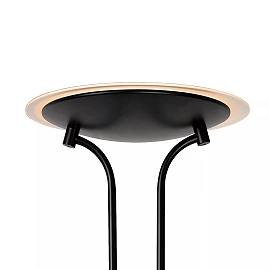 CHAMPION-LED stāvlampa lasīšanai LED 20W + 4W melna (Lucide)