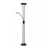 CHAMPION-LED floor reading lamp LED 20W + 4W black (Lucide)