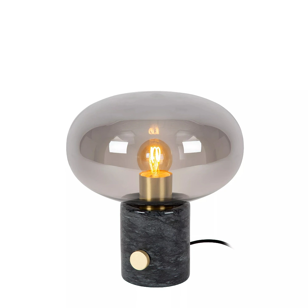CHARLIZE galda lampa Ø23 cm 1 x 40 W E27 melna (Lucide)