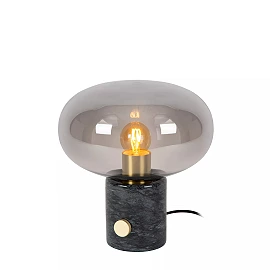 CHARLIZE galda lampa Ø23 cm 1 x 40 W E27 melna (Lucide)