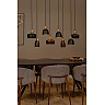 CHAYANNE pendant light 8 x 10 W E14 black (Lucide)
