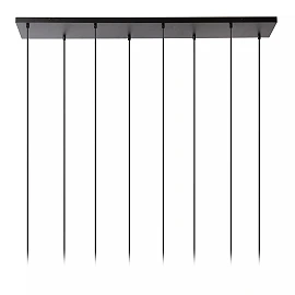 CHAYANNE piekarama lampa 8 x 10 W E14 melna (Lucide)