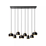 CHAYANNE pendant light 8 x 10 W E14 black (Lucide)