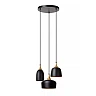 CHAYANNE pendant light Ø30 cm 3 x 10 W E14 black (Lucide)