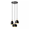 CHAYANNE pendant light Ø30 cm 3 x 10 W E14 black (Lucide)
