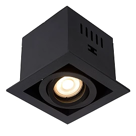 CHIMNEY recessed spotlight 1xGU10 Black (Lucide)