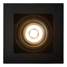 CHIMNEY recessed spotlight 1xGU10 Black (Lucide)