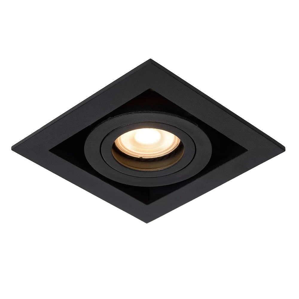 CHIMNEY recessed spotlight 1xGU10 Black (Lucide)