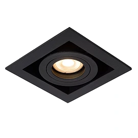 CHIMNEY recessed spotlight 1xGU10 Black (Lucide)