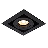 CHIMNEY recessed spotlight 1xGU10 Black (Lucide)