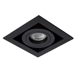 CHIMNEY recessed spotlight 1xGU10 Black (Lucide)