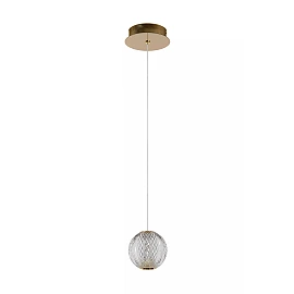 CINTRA pendant light LED 1x5.7 W 2700 K Ø14 cm transparent (Lucide)
