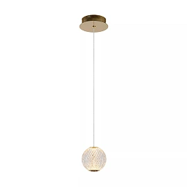 CINTRA pendant light LED 1x5.7 W 2700 K Ø14 cm transparent (Lucide)