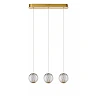 CINTRA pendant light LED 3x4.7 W 2700 K 48 cm transparent (Lucide)