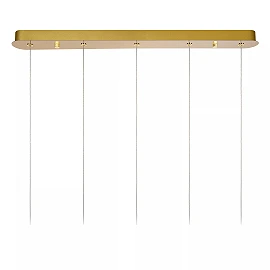 CINTRA pendant light LED 5x4.7 W 2700 K 84 cm transparent (Lucide)