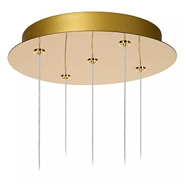 CINTRA pendant light LED 5x4.7 W 2700 K Ø32 cm transparent (Lucide)
