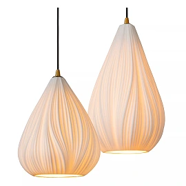 CINZIA Pendant light Ø55,5 cm 4xE27 white (Lucide)