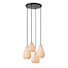 CINZIA Pendant light Ø55,5 cm 4xE27 white (Lucide)