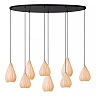 CINZIA pendant light 8xE27 White (Lucide)