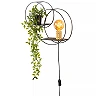 CIRCLE sienas lampa 1xE27 melna (Lucide)