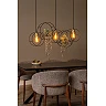 CIRCLE pendant light 104 cm 3 x E27 black (Lucide)