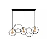CIRCLE pendant light 104 cm 3 x E27 black (Lucide)