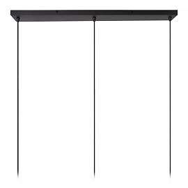 CIRCLE pendant light 104 cm 3 x E27 black (Lucide)