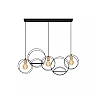 CIRCLE pendant light 104 cm 3 x E27 black (Lucide)