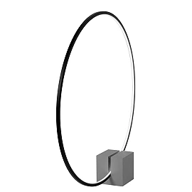 CIRKELIS LED galda lampa 24 W 3000 K melna (Lucide)