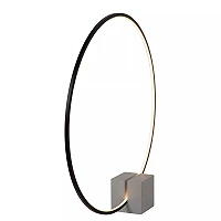 CIRKELIS LED galda lampa 24 W 3000 K melna (Lucide)