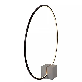 CIRKELIS LED galda lampa 24 W 3000 K melna (Lucide)
