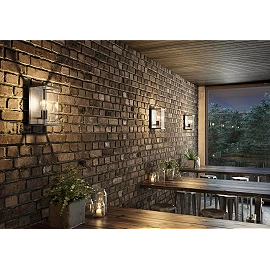 CLAIRE outdoor wall light 1xE27 Anthracite (Lucide)