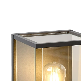 CLAIRE outdoor wall light 1xE27 Anthracite (Lucide)