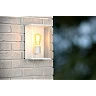 CLAIRE outdoor wall light 1xE27 White (Lucide)