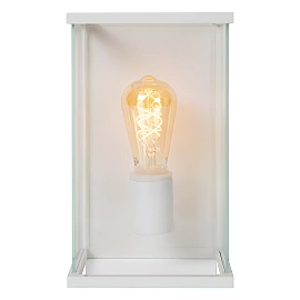 CLAIRE outdoor wall light 1xE27 White (Lucide)