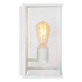 CLAIRE outdoor wall light 1xE27 White (Lucide)
