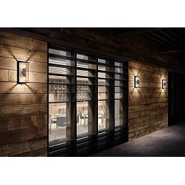 CLAIRE outdoor wall light 2xE27 Anthracite (Lucide)
