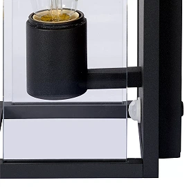 CLAIRE outdoor wall light 1xE27 with motion sensor Anthracite (Lucide)