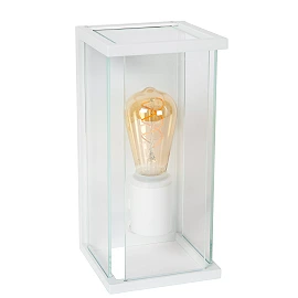 CLAIRE outdoor wall light 1xE27 with motion sensor White (Lucide)