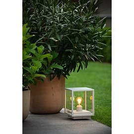 CLAIRE outdoor bollard 1xE27 White (Lucide)
