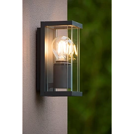 CLAIRE outdoor wall light 1xE27 Anthracite (Lucide)