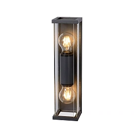 CLAIRE outdoor wall light 2xE27 Anthracite (Lucide)