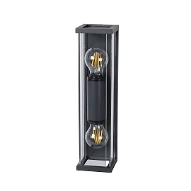 CLAIRE outdoor wall light 2xE27 Anthracite (Lucide)