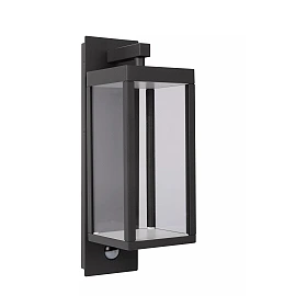 CLAIRETTE LED outdoor wall light with motion and dusk sensor 1 x 13 W 3000K anthracite (Lucide)