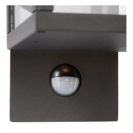 CLAIRETTE LED outdoor wall light with motion and dusk sensor 1 x 13 W 3000K anthracite (Lucide)