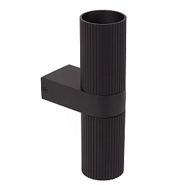 CLUBS wall spotlight 2xGU10 black (Lucide)