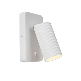 CLUBS bedside wall light 1xGU10 white (Lucide)